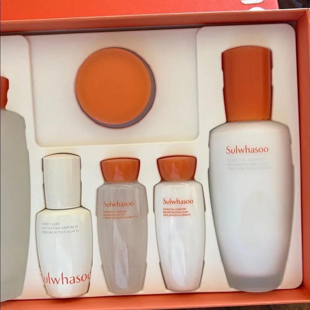 NEW Sulwhasoo Moisturizing Rejuvenating Skin Soothing 7-piece Full size